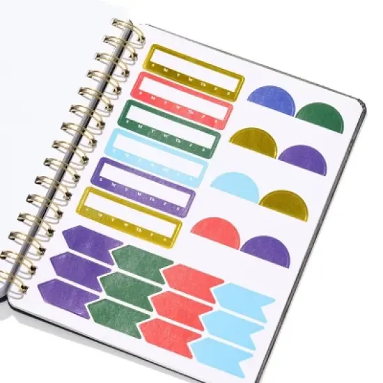 Kendra Scott Varsity Letter Planner - Black image {7}