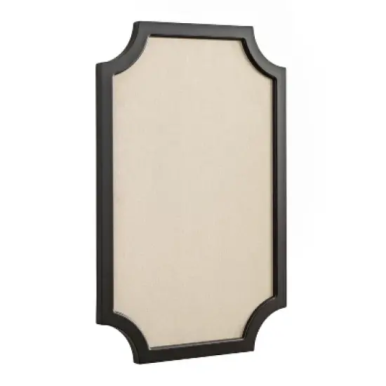 Kate & Laurel All Things Decor Hogan Framed Scalloped Decorative Wall Pinboard image {9}