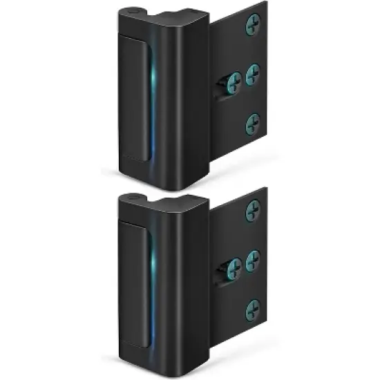 DOMETOUR Home Security Door Reinforcement Lock, Metal Child Safety Proof Front Door Latch, Extra High Security Interior Door Lock image {6}