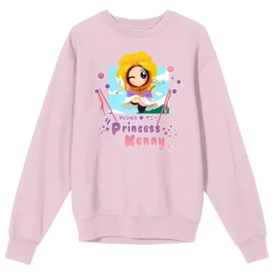 South Park Princess Kenny Men's Pink Crew Neck Sweatshirt image {2}