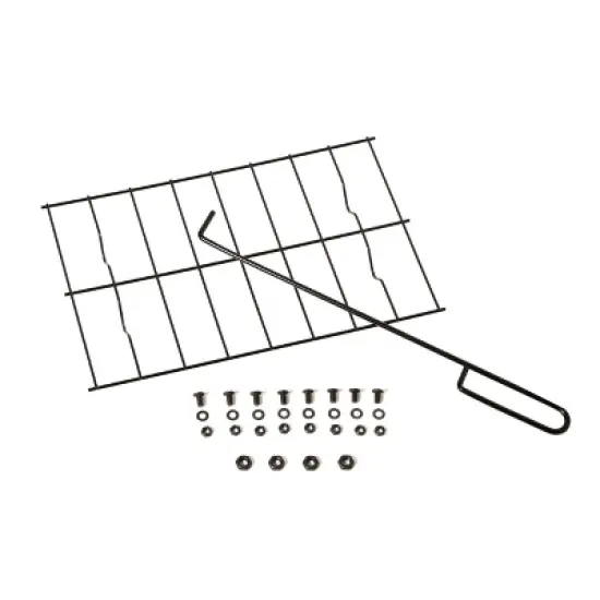 WELLFOR 37" Rectangular Metal Outdoor Fireplace with Built-in Log Storage Bronze image {18}