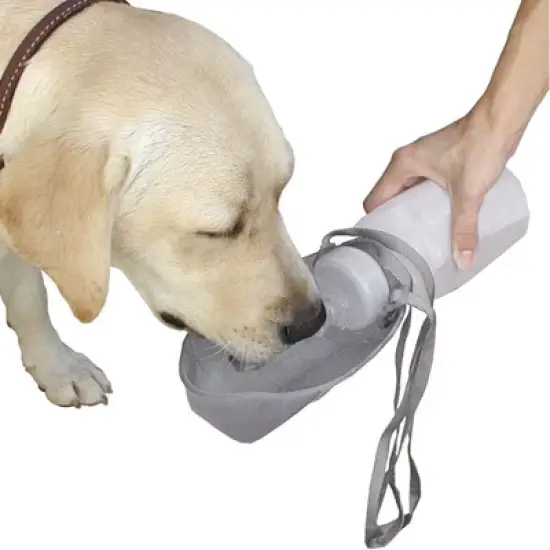 Lixit Thirsty Dog Portable Dog Water Bowl & Bottle image {1}