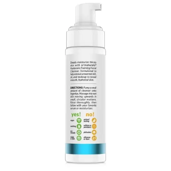 artnaturals Hyaluronic Face Cleanser - 6 fl oz image {1}