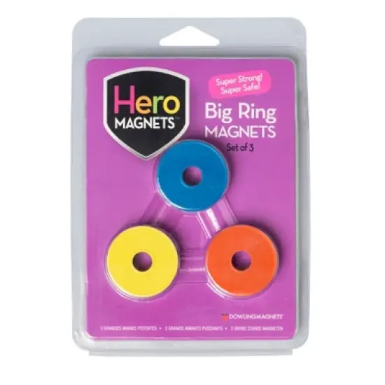 Dowling Magnets&reg; Hero Magnets Bundle: Button, Blocks & Rings, 18 Pieces image {2}