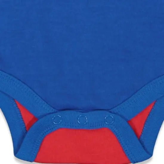 SUPER MARIO Nintendo Mario Luigi Baby Bodysuit and Hat Set Newborn to Infant image {6}