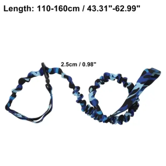 Unique Bargains Nylon Double Handle Dog Leash image {4}