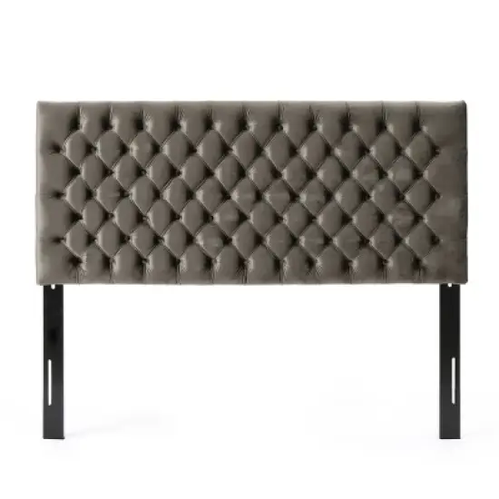 GDFStudio Brunet Contemporary Tufted Adjustable Upholstered Queen Headboard image {5}