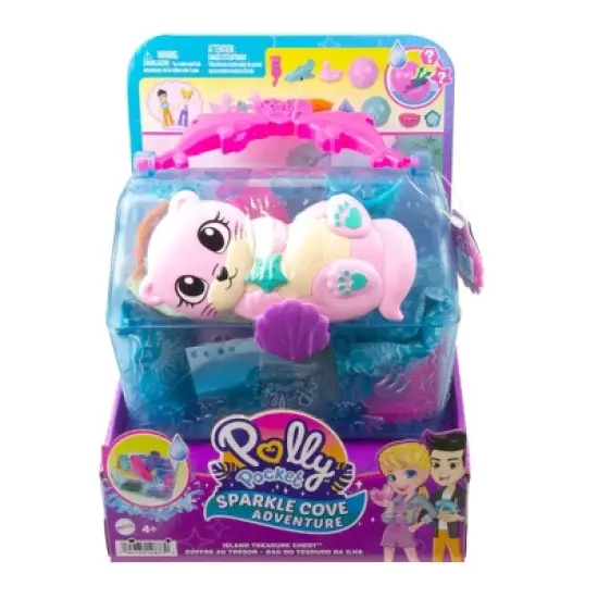 Polly Pocket Sparkle Cove Adventure Island Treasure Chest Playset image {5}