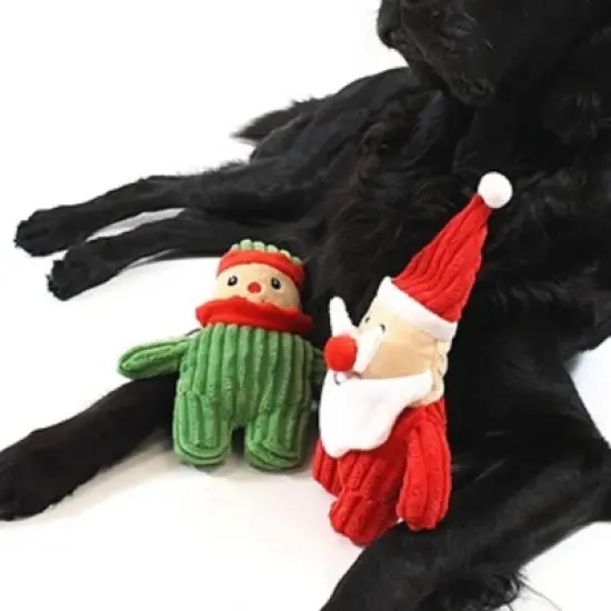 Midlee Christmas Corduroy Dog Toy (Elf) - 7" image {2}