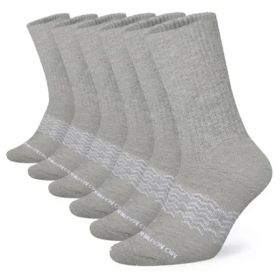 Men's Moisture Control Athletic Crew Socks 6 Pack - Mio Marino image {8}