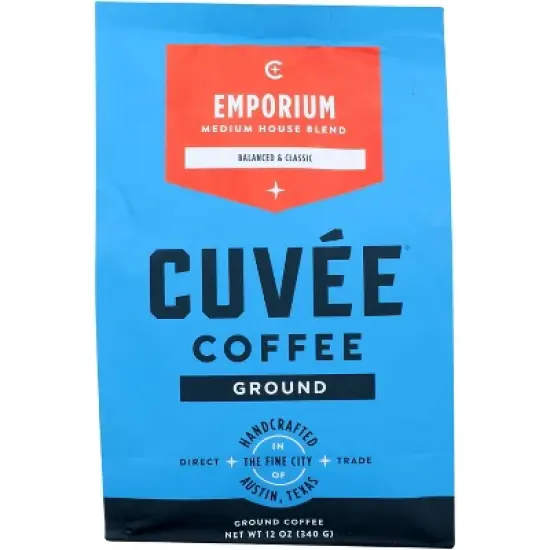 Cuvee Coffee Ground Emporium Blend - Case of 6 - 12 oz image {1}
