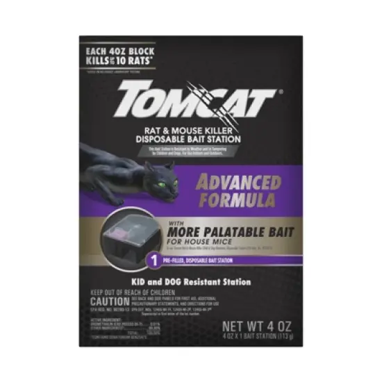 Tomcat - Advanced Bait Station and Bait Blocks For Rats - 1 pk image {1}