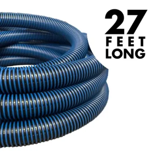 Puri Tech 1.25 Inch Diameter x 27 Feet Long Vacuum Hose for Above Ground Swimming Pools Replacement image {3}
