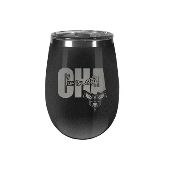 NBA Charlotte Hornets 10oz Onyx Wine Tumbler image {1}