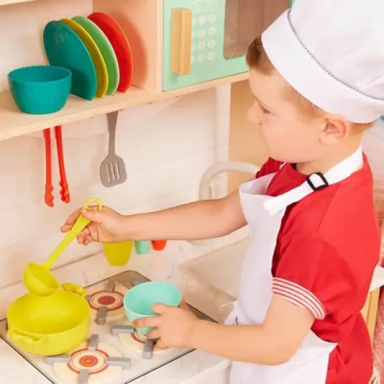 B. toys Wooden Play Kitchen - Mini Chef Kitchenette image {3}