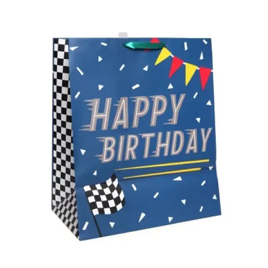 Jumbo Kids' Birthday Bag - Spritz&trade;: Multicolor Large Typography Gift Bag, 19.25" H x 16" W x 10" D image {2}