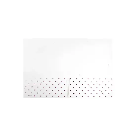 JAM Paper Handmade Recycled Folders White with Burgundy Dots 9935980D image {1}