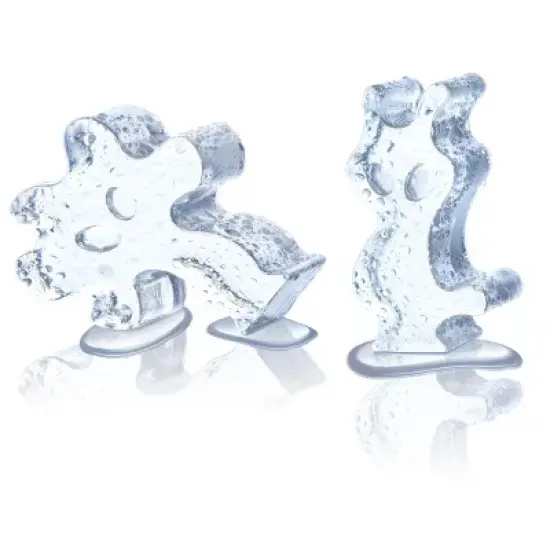 Vacu Vin Party People Silicone Ice Cube Tray Blue image {2}