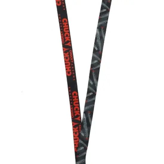 Chucky Wanna Play? 22-Inch Lanyard With Rubber Charm and Clear ID Sleeve image {3}