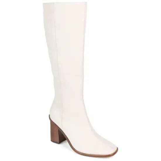 Journee Signature Extra Wide Calf Women's Genuine Leather Tru Comfort Foam&trade; Tamori Boot image {10}