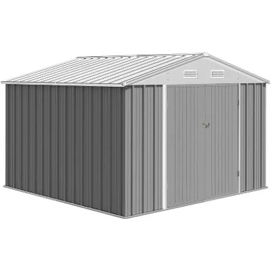 Metal Outdoor Storage Shed - Waterproof, Uv-Resistant Garden Shed with Updated Frame Structure, for Backyard,Garden,and Patio image {7}