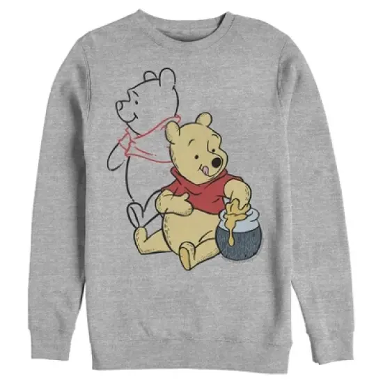 Men's Winnie the Pooh Honey and Happiness Sweatshirt image {3}