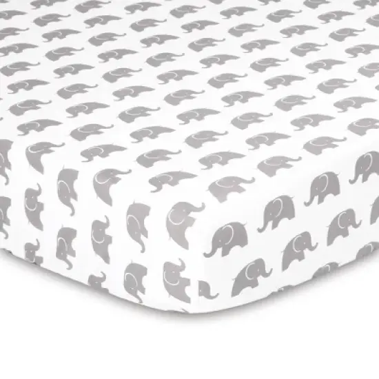 The Peanutshell Elephant Walk Baby Crib Bedding Set - 3pc image {2}