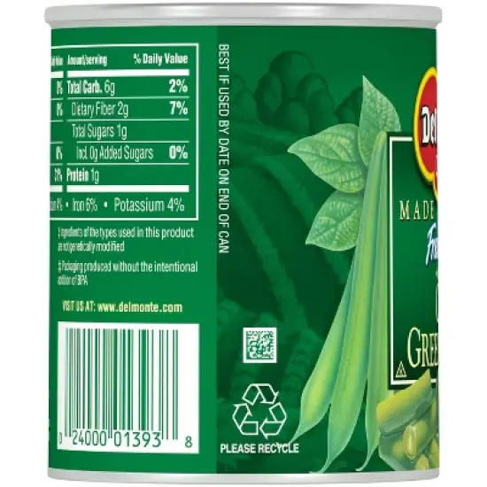 Del Monte Fresh Cut Green Beans - 8oz image {3}