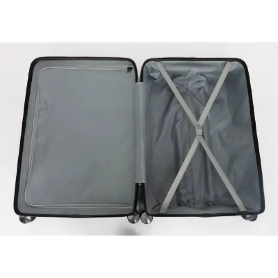 Skyline Hardside Large Checked Spinner Suitcase image {8}