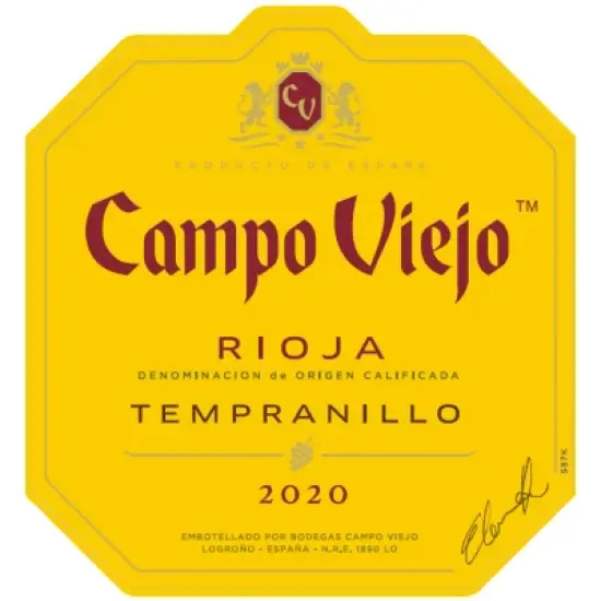 Campo Viejo Tempranillo Rioja Red Wine - 750ml Bottle image {3}