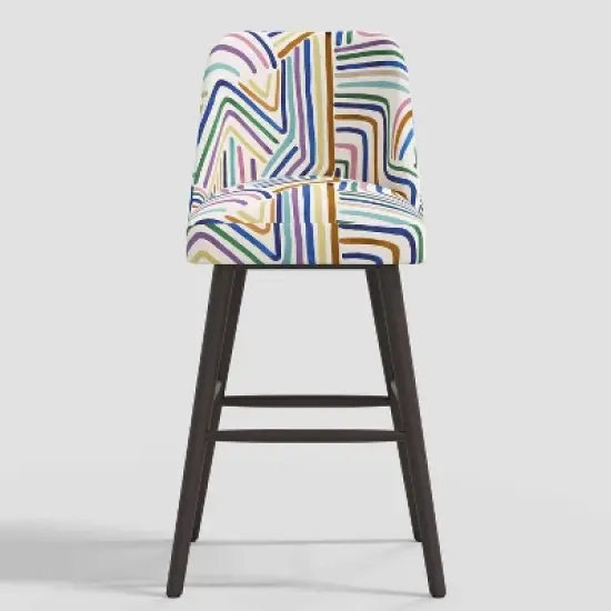 Geller Modern Counter Height Barstool in Patterns - Threshold&trade; image {10}