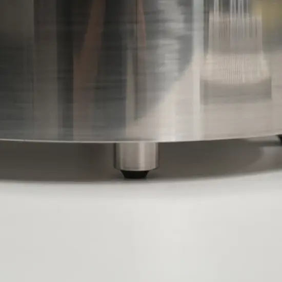 HOMCOM Ethanol Fireplace, 9" Tabletop 0.1 Stainless Steel, 160 Sq. Ft., Burns up to 1 Hour, Silver image {4}