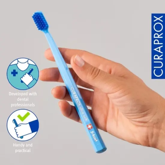 Curaprox CS 5460 Trio, Ultra Soft Toothbrush for Gentle and Effective Daily Care,  3-Pack image {2}