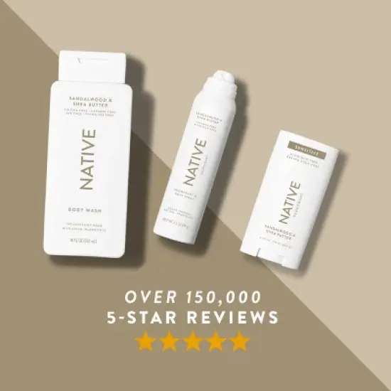 Native Spray Deodorant for Men & Women - Sandalwood & Shea Butter - Aluminum-Free 3.5oz image {5}