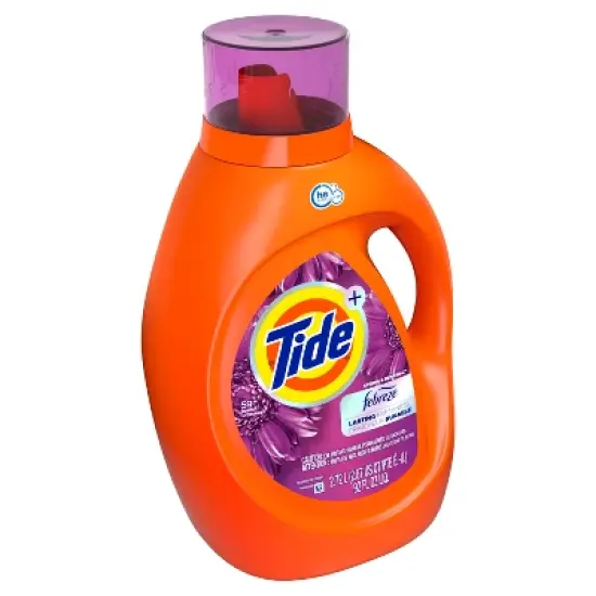 Tide Plus Febreze High Efficiency Liquid Laundry Detergent - Spring & Renewal image {2}