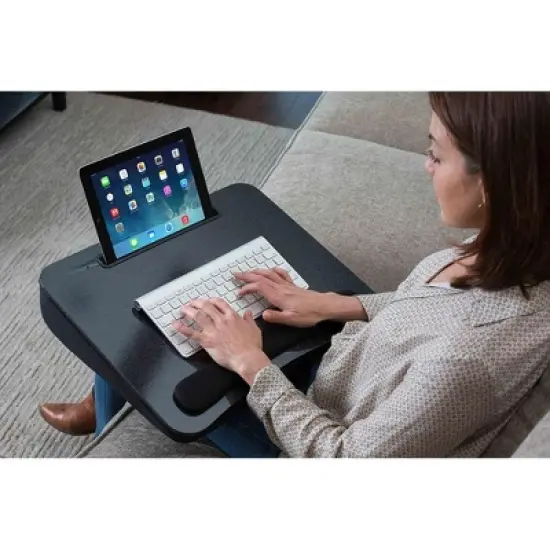 Sofia + Sam All Purpose Memory Foam Lap Desk - Black image {5}