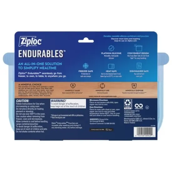 Ziploc Endurables Pouch - Large &ndash; 1ct/64 fl oz image {2}
