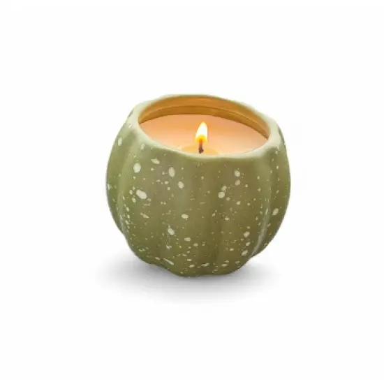 3.9oz Pumpkin Ceramic Scented Candle Green - Bullseye's Playground&trade; image {2}