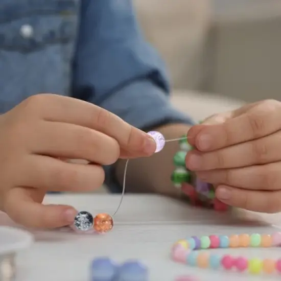 Unique Bargains Round Glass Beads for DIY Crafts 200 Pcs image {4}