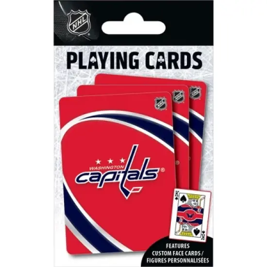 MasterPieces Officially Licensed NHL Washington Capitals Playing Cards - 54 Card Deck for Adults image {5}