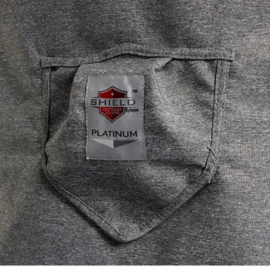 Summerset Shield Platinum 3-Layer Water Resistant Outdoor Sofa Cover, Grey Melange image {3}