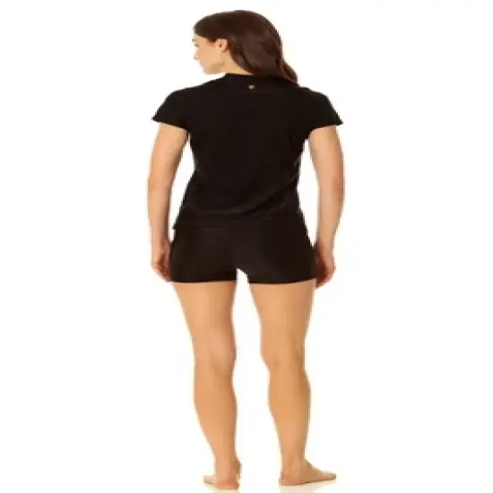 Coppersuit - Women's Short Sleeve Zip Front Rashguard Swimsuit Top image {4}