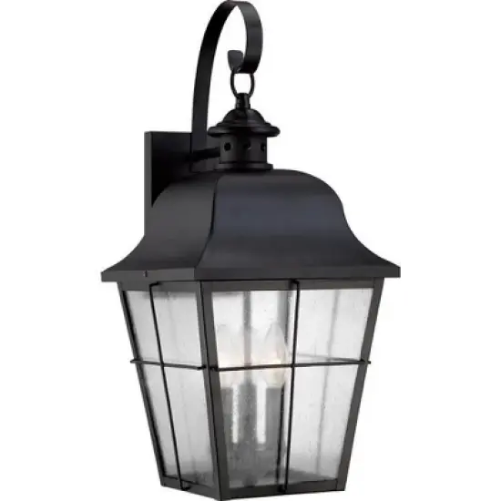 Quoizel Lighting Millhouse 3 - Light Sconce in  Mystic Black image {1}