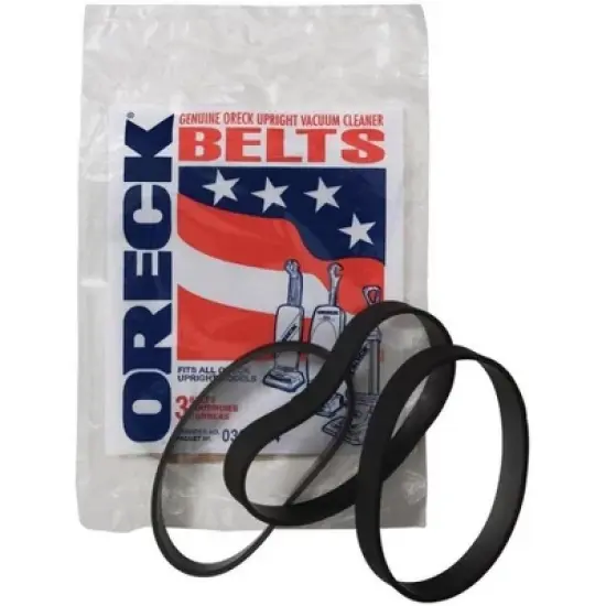 Oreck Commercial 0300604 XL Vacuum Belts, For U2000, XL2000, 2200, 2600, 3700, 4090, 9000, 9300 and DS1700HY Models (Pack of 3) image {2}