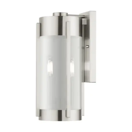 Livex Lighting Sheridan 2 - Light Wall Light in  Brushed Nickel image {2}