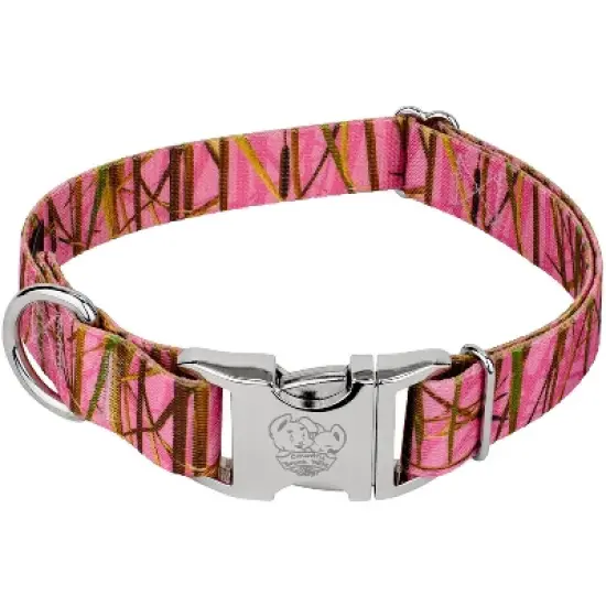 Country Brook Petz Premium Pink Waterfowl Camo Dog Collar image {9}