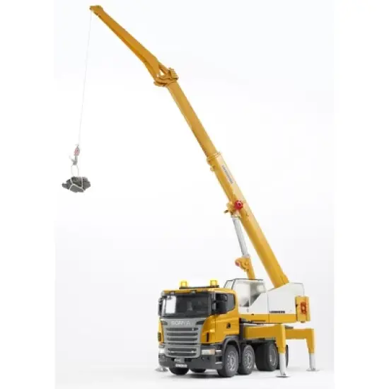 Bruder Scania R-Series Liebherr Crane with Lights and Sounds image {3}