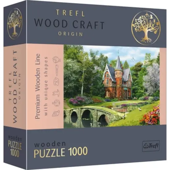 Trefl Wood Craft Victorian House Jigsaw Puzzle - 1000pc image {1}