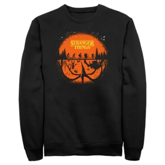 Men's Stranger Things Two Planes Collide Sweatshirt image {3}