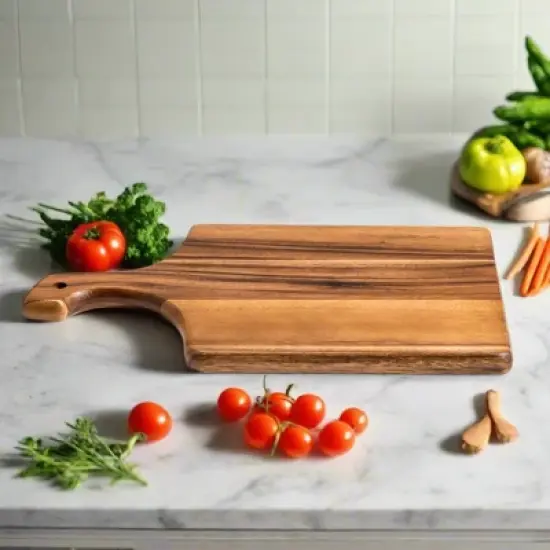 Kalmar Home Large Acacia Wood Cutting Board image {1}